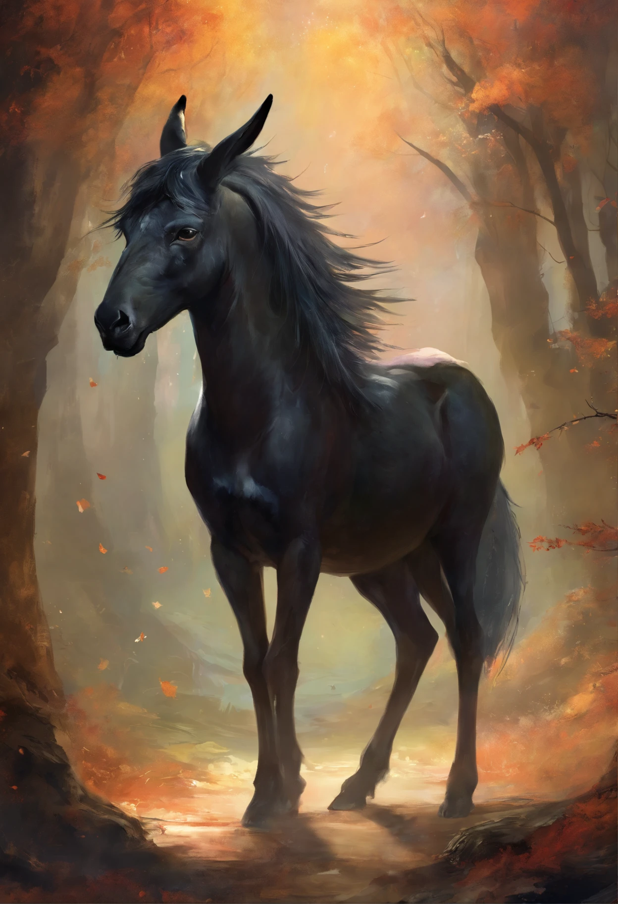 Black donkey magic evil cursed
