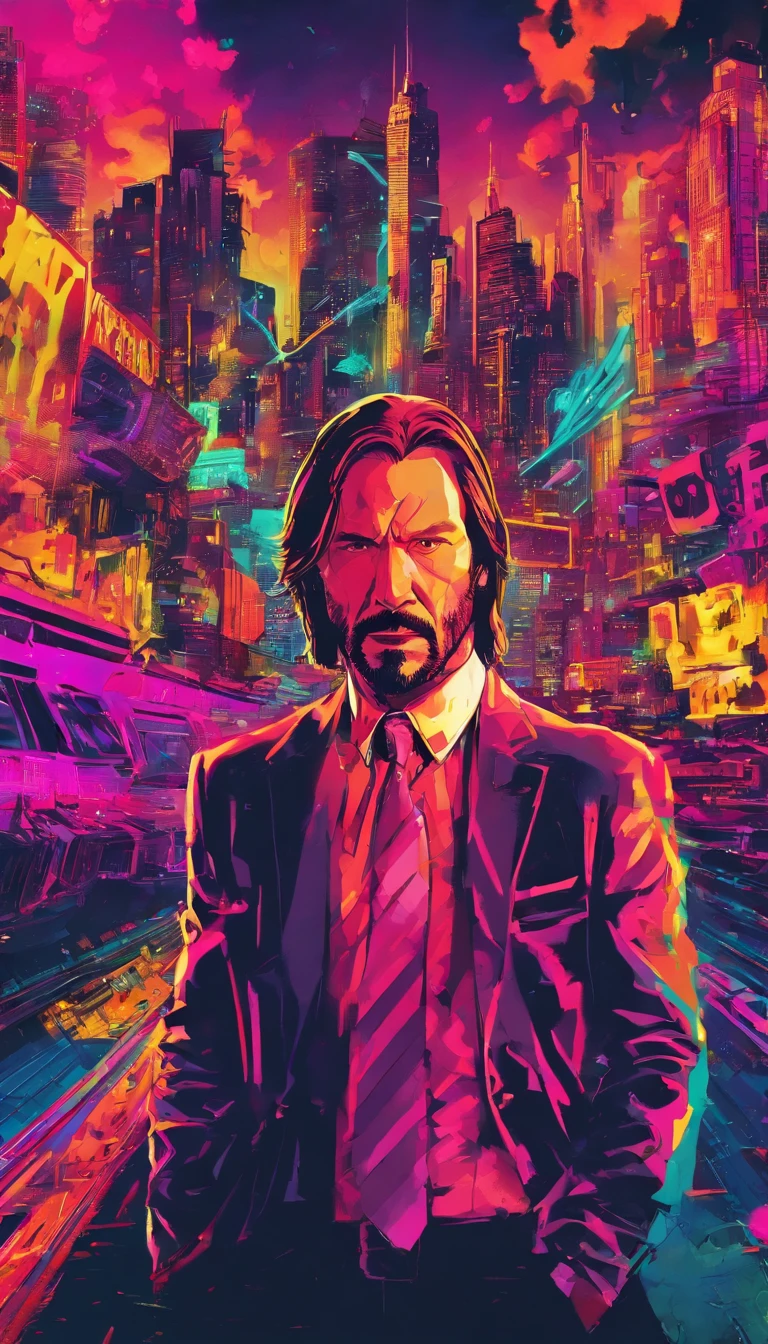 /imagine prompt: color photo of John Wick in a cybernetic cyberpunk setting
John Wick, A Legendary Assassin, fica no centro do quadro, Her intense gaze penetrating through the camera lens. Her chiseled face reveals a hardened resolve, accentuated by the subtle stubble in its jaw. A luz reflete em seus cabelos pretos lisos, adding a touch of sophistication to its rugged appearance.
Vestido com um elegante, terno de couro preto de encaixe de forma, John Wick exala uma aura de poder silencioso. The suit is adorned with intricate cybernetic enhancements, Brilhando com um tom azul neon vibrante. Esses aprimoramentos, perfeitamente integrado ao seu corpo, Improve your reflexes and physical abilities, making him an even deadlier force to reckon.
Surrounding John Wick is a dystopian cyberpunk cityscape. Tall skyscrapers stretch towards the skies, its gleaming glass facades reflecting the neon lights that illuminate the night. The streets below are teeming with activity, Full of bustling crowds, drones pairando, and holographic advertisements that sparkle with vibrant colors.
The atmosphere is dense with tension and suspense, as if the city itself held its breath in anticipation of the impending chaos. The air is tinged with a mixture of industrial fumes and the smell of rain-soaked asphalt, criando um ambiente sobrenatural que permeia a cena.
Captured through the lens of a vintage film camera, The photo radiates a sense of nostalgia, reminiscent of a bygone era. The camera, a classic Leica M6, acoplado com um f de 50mm/1.4 lentes, Adds a timeless quality to the image. The film used is a high-contrast color slide film, intensifying the vibrant colors of the neon lights and accentuating the shadows that dance on John Wick's face.
In a unique collaboration that transcends borders, The photo incorporates the distinct styles of various artists. Christopher Nolan's directing prowess, conhecido por seus