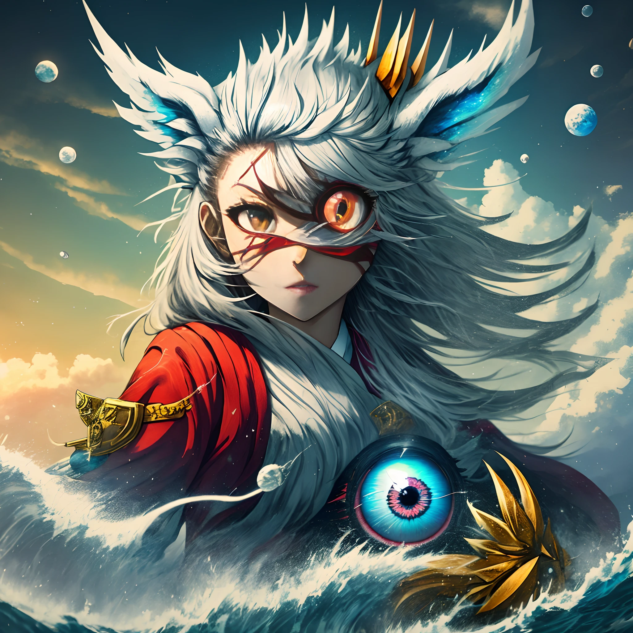 Gebo and eyeball-covered Kirin