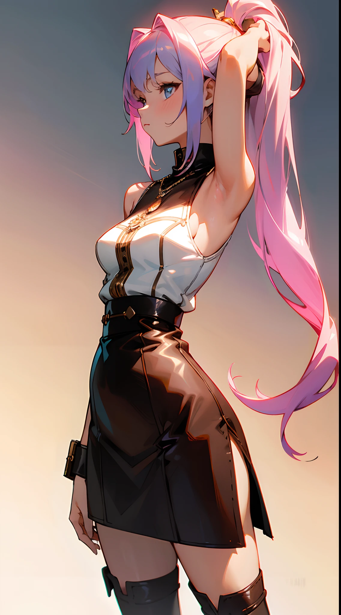 from below,dutch angle,Focus on legs,{{masterpiece}}, {{{Highest quality}}},{{Very detailed}},{{Female fighter with model body}},{{standing on one knee:1.6}}{{knee up:1.6}},{{Model-like body type:1.6}},{{Cyberpunk style female warrior}},{{critical situation:1.6}},{{cyberpunk}},Beautiful thighs,1girl,30years old,{Mature Woman}},{{Very slender legs:1.4}},skinny,Very thin legs,{{Loose-fitting dolphin shorts:1.2}},Loose-fitting T-shirt,,black fingerless gloves,,{{Grit your teeth:1.4}},,{{v-shaped eyebrows}},Bad mood,blush,Sweat,raise one's eyebrows ,{{View your viewers}}、{{pastel purple straight long hair }},blunt bangs.abdominal pain ,{{pain}}, Inside the Dojo
