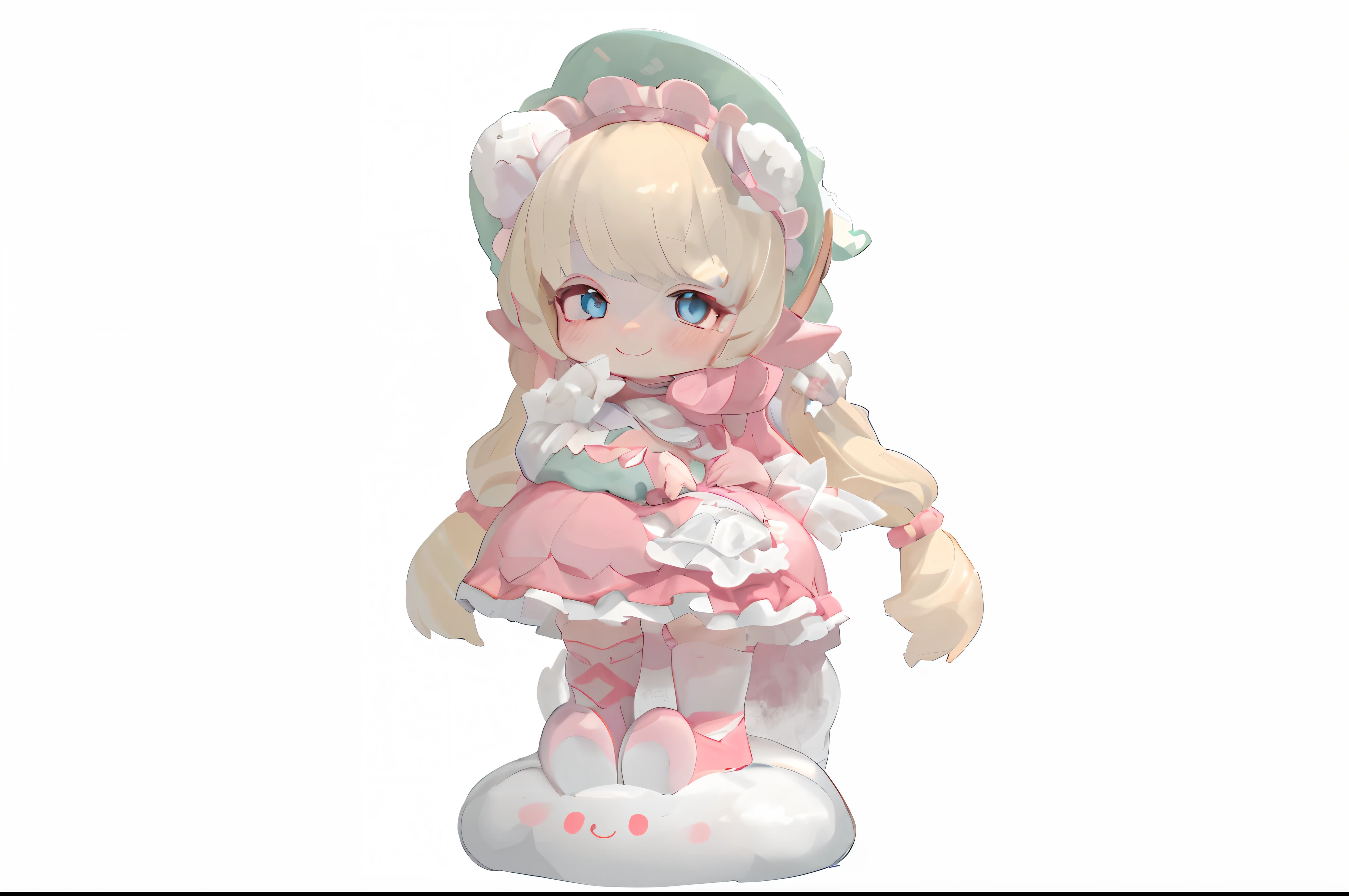 (Best quality,4K,8K,A high resolution:1.2),Cute,illustration,Q version,QQ role,Lovely eyes and smile,soft and muted colors,Playful background,vivid and vibrant,Light and cheerful,Friendly expression,expressive gestures,Highly detailed,The Q version is stylish,QQ headdress,Fun and lively atmosphere,Artistic charm,Professional portrait style,delicate linework,smooth shading,Whimsical touch,illustration,planar,anime big breast,Clear face,Minimalist,planar,The human body is correct