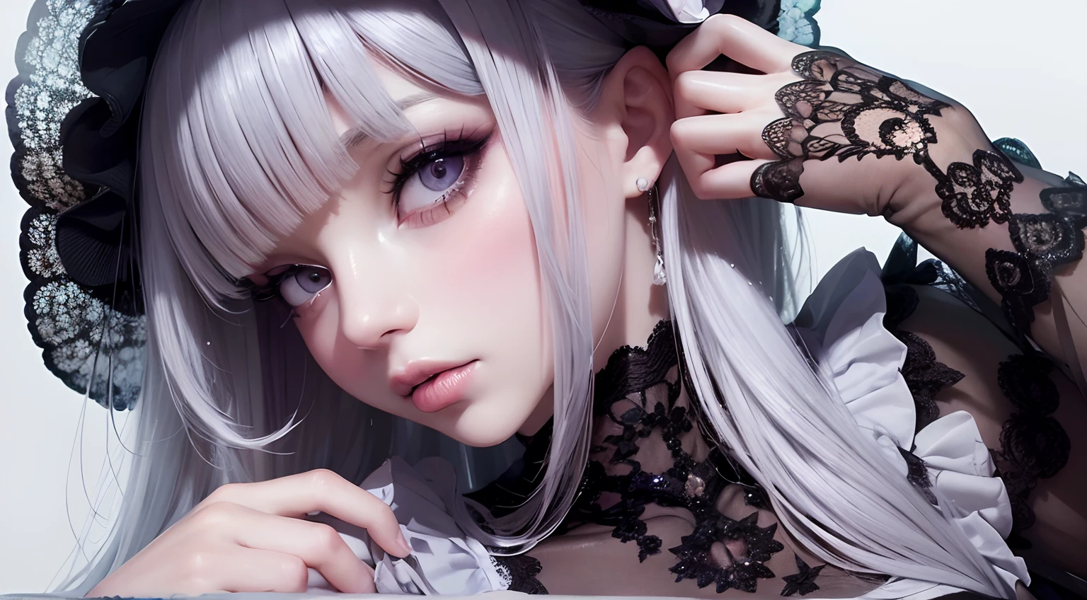 beautiful detailed eyes, beautiful detailed lips, extremely detailed eyes and face, long eyelashes, maid outfit, full body, beautiful, vibrant colors, soft lighting, fine textures