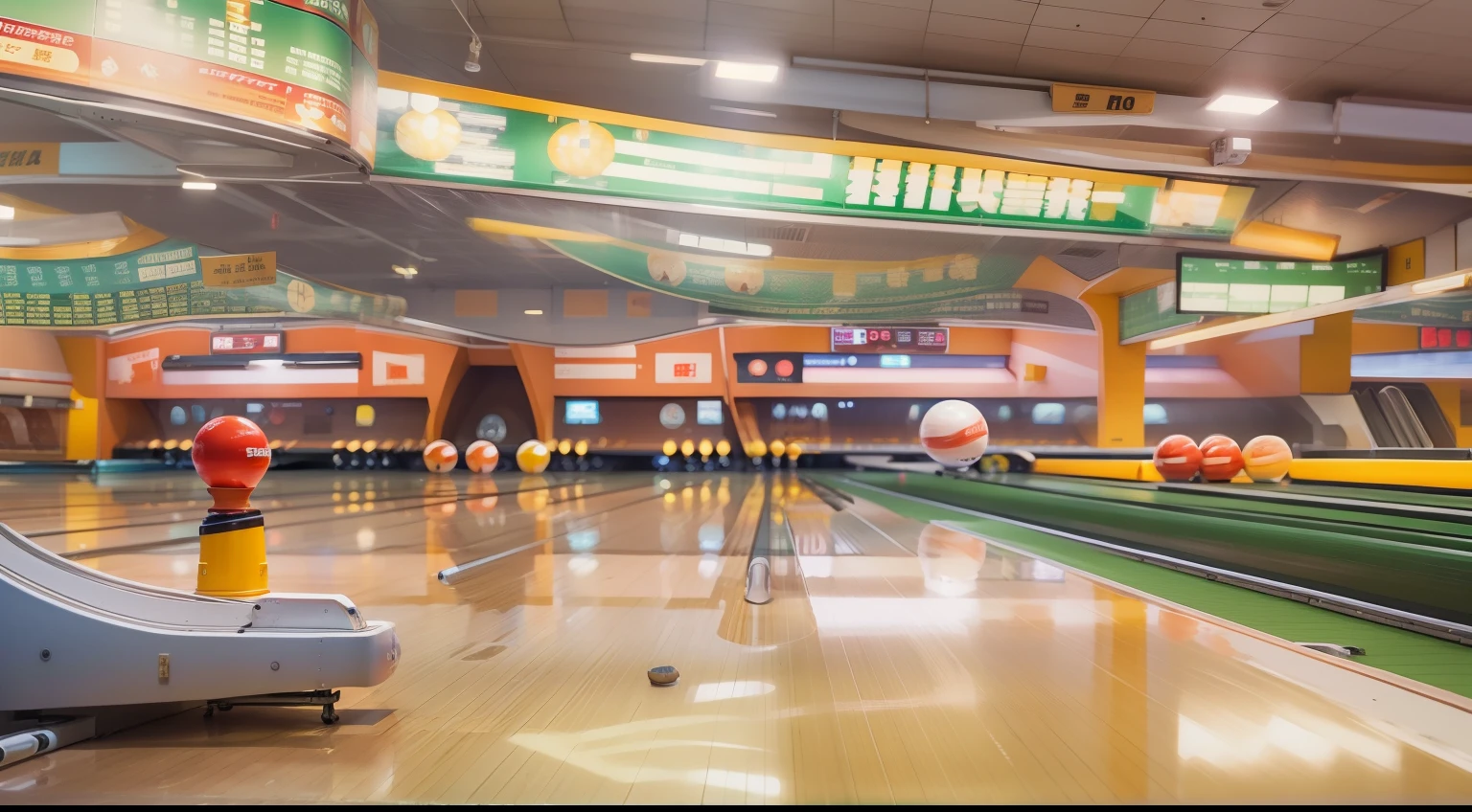 top-quality、Bowling alley、precise、Infallible