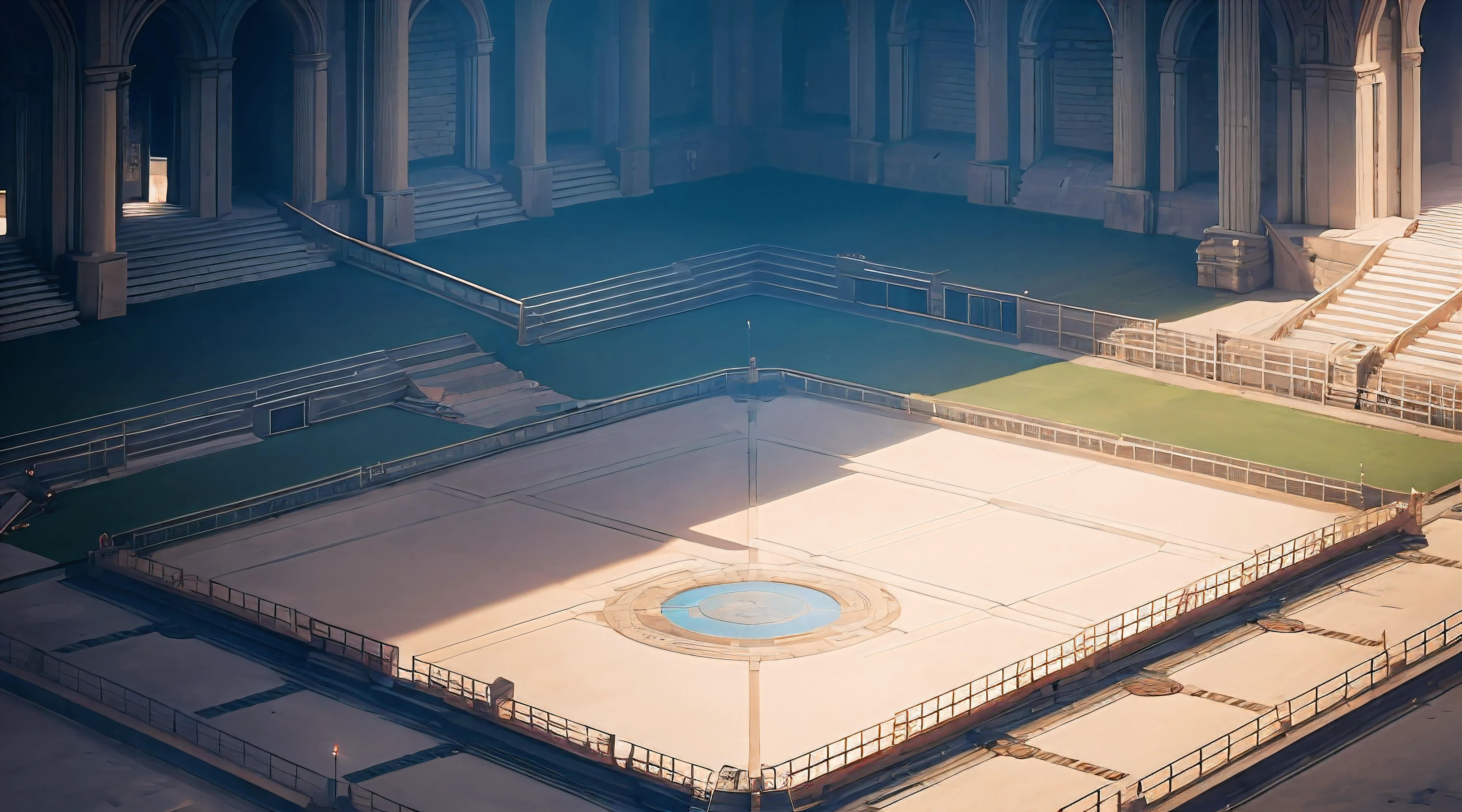 arena background, background aerial battle, odin's stone arena background, mecha floor, gymnasium background, palace background, battleground background, light kingdom backdrop, Tiled rooms, square waterways, empty floors, Empty background