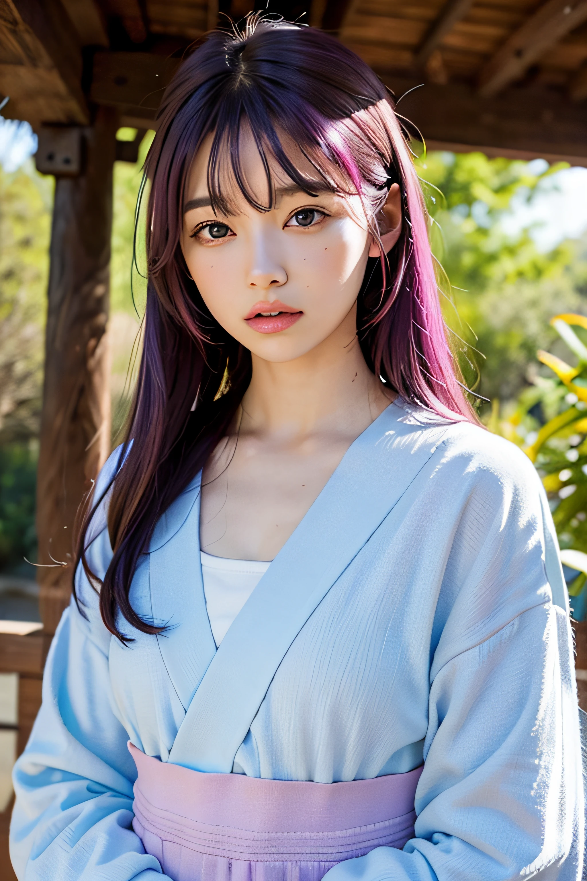 Pink Purple Hair