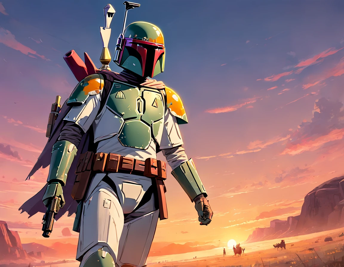boba fett,style red dead redemption