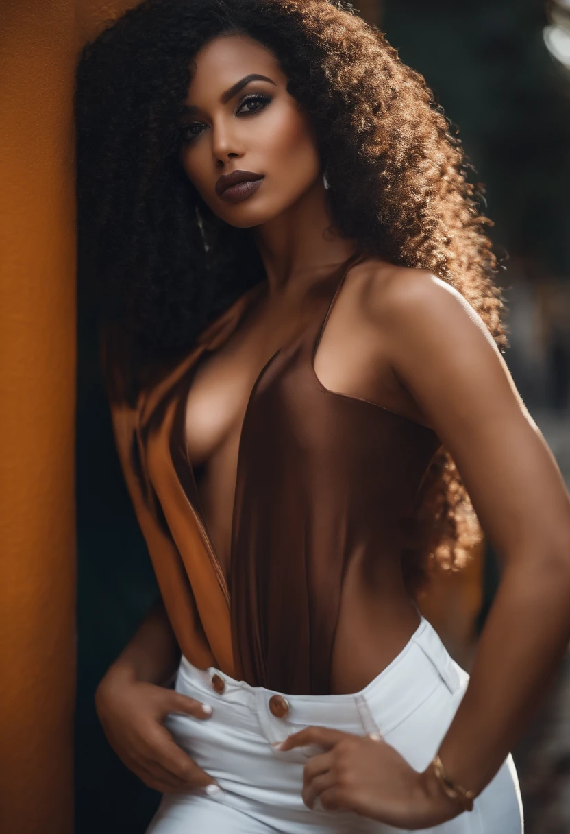 Chica,pelo negro,muy sexy, mirando a la camara,piel blanca, con hermosos senos, trasero firme