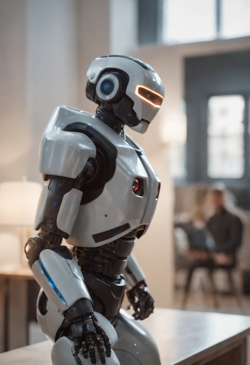 Robot on television 
