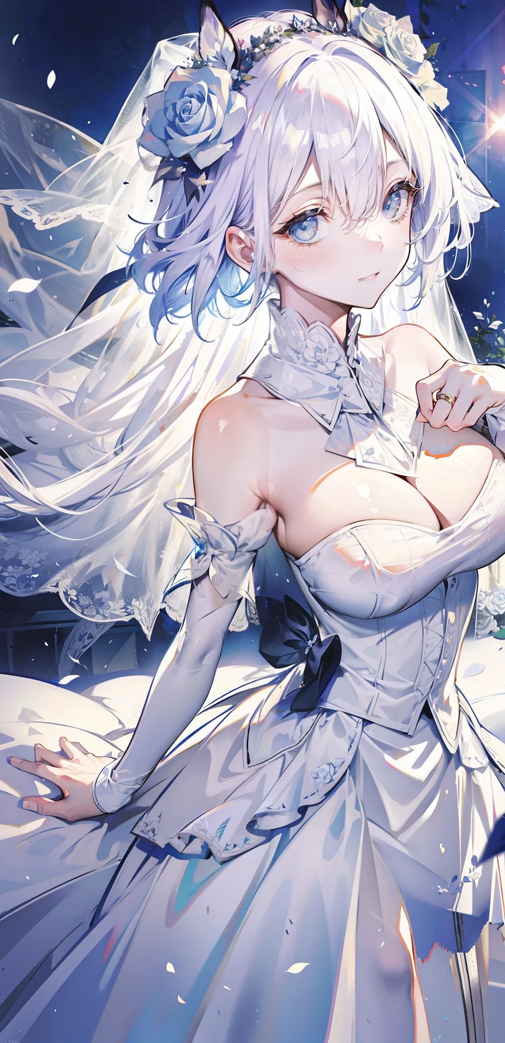 White roses