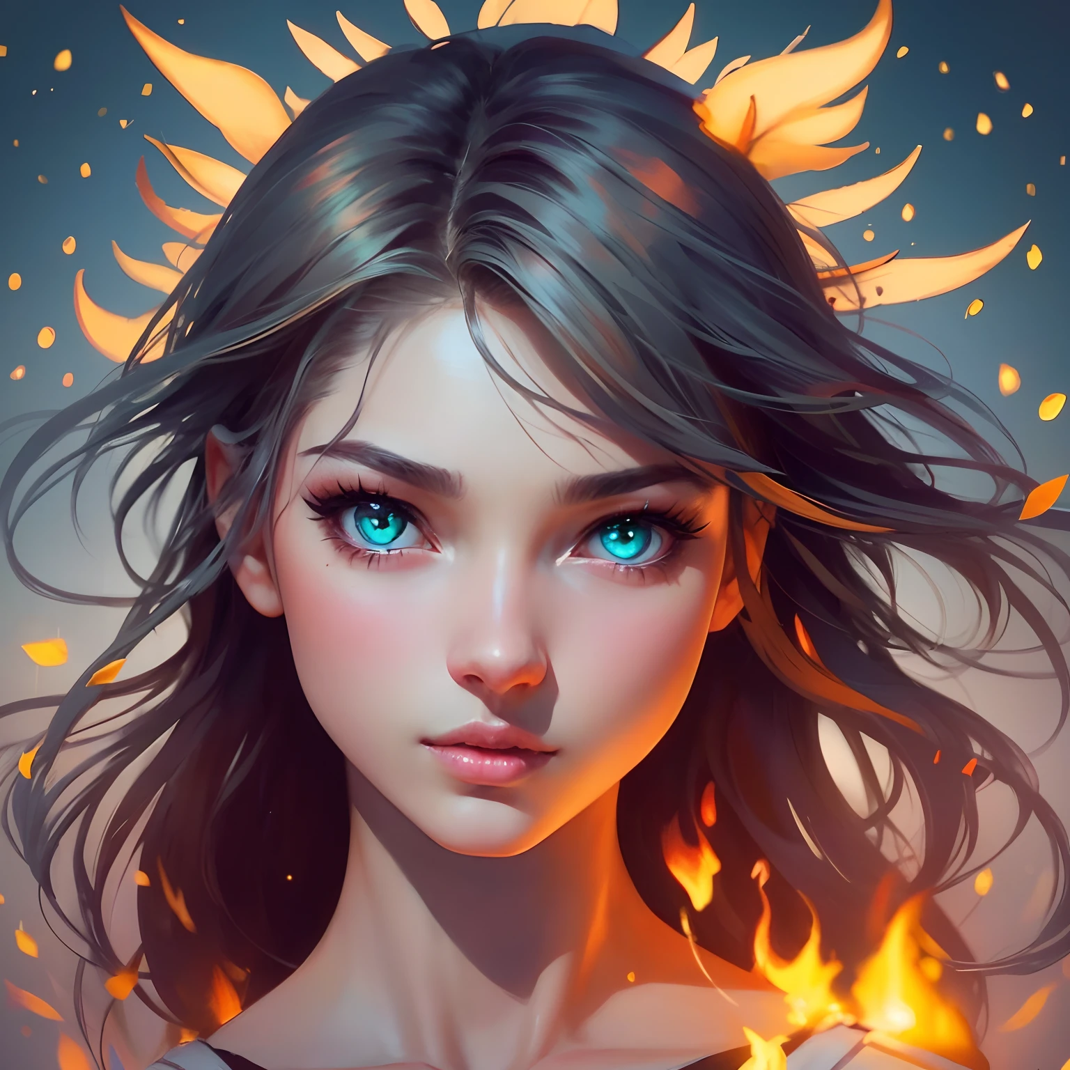 8k, realistic, ultra quality, beatiful girl, Stern anime girl, (Highest Quality, Amazing Details:1.25), cinematic lighting, unique, high-quality, ultra detailed eyes, ultra detailed face, ultra detailed lips, ultra detailed lipstick, ultra detailed makeup, 18 years girl,