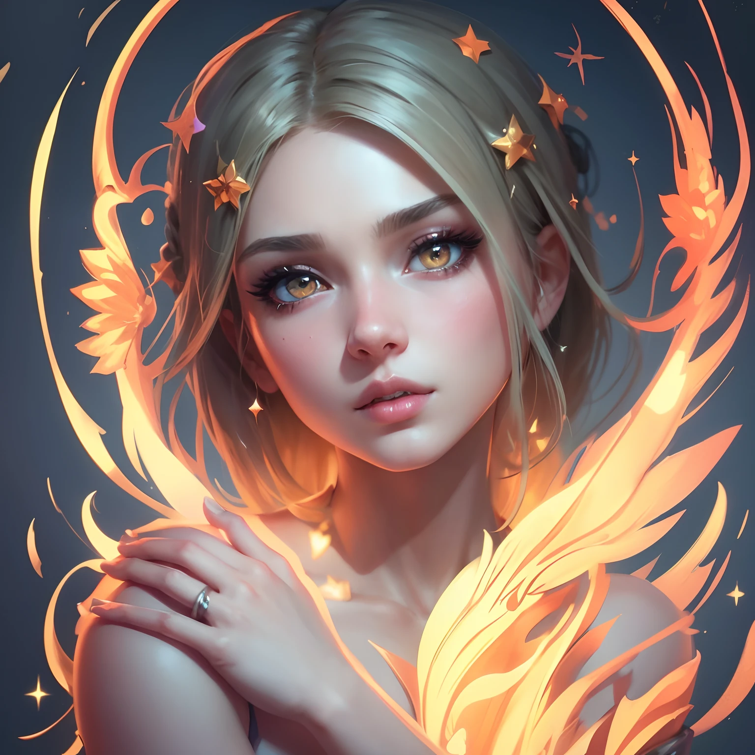 8k, realistic, ultra quality, beatiful girl, Stern anime girl, (Highest Quality, Amazing Details:1.25), cinematic lighting, unique, high-quality,  ultra detailed eyes, ultra detailed face, ultra detailed lips, ultra detailed lipstick, ultra detailed makeup, 18 years girl,