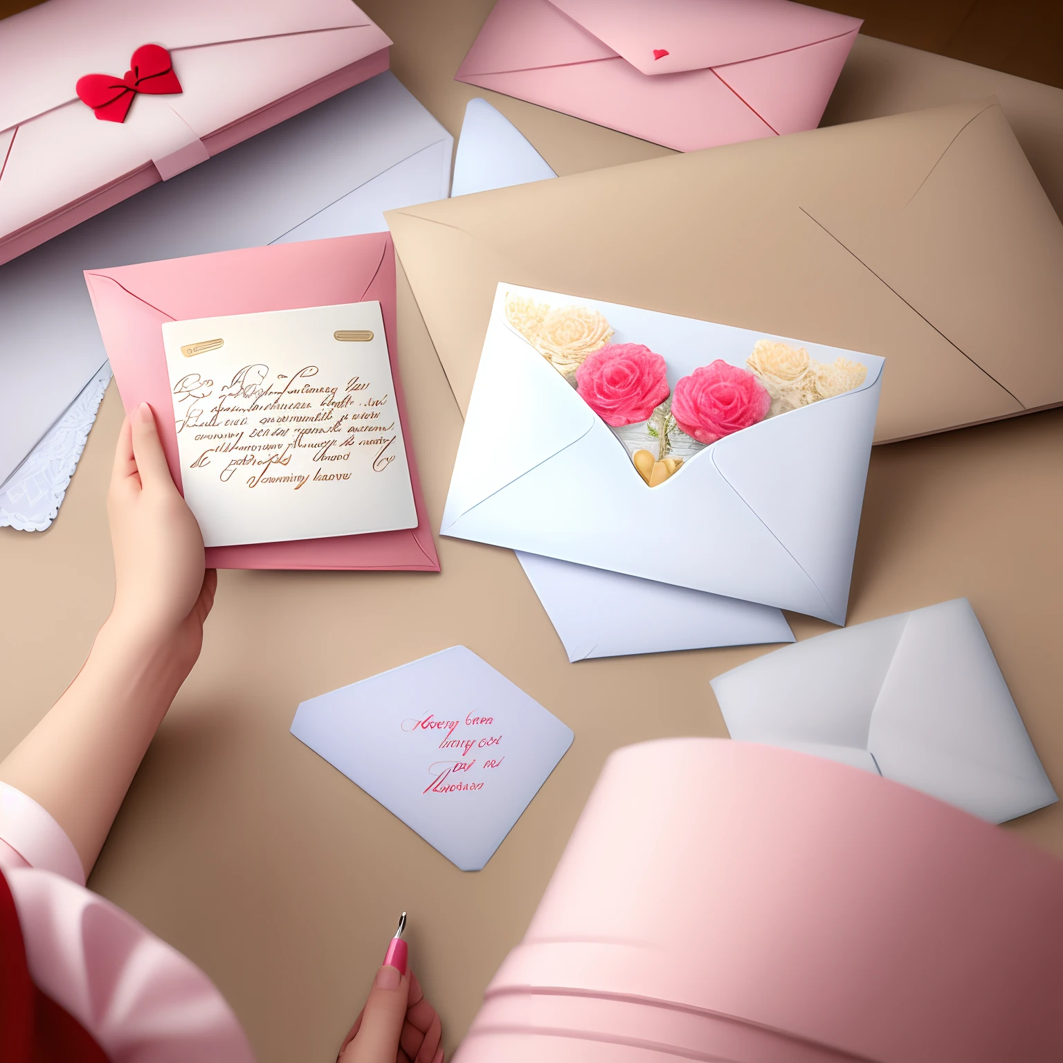 real Love letter envelopes