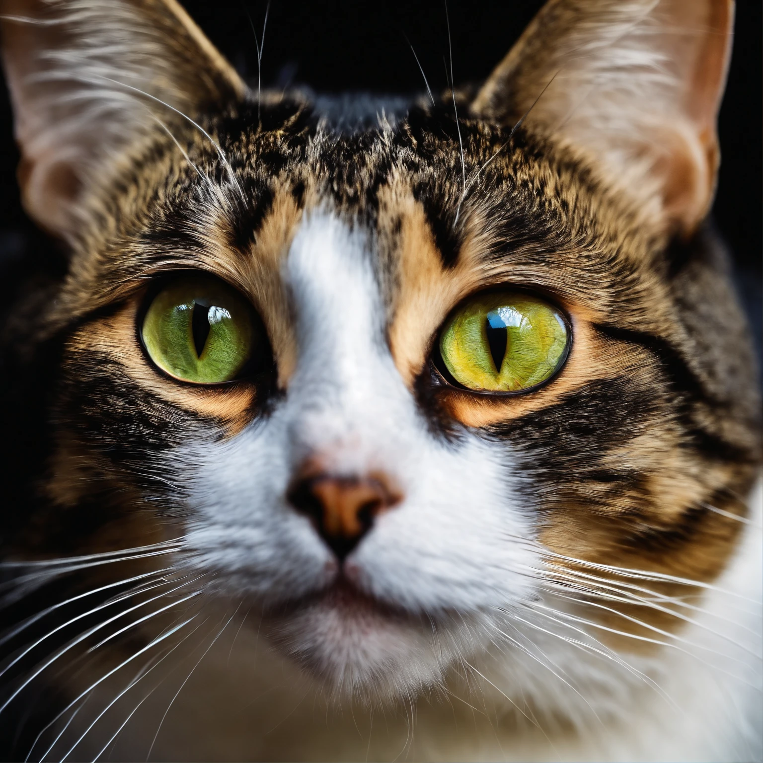 Mischievous cat, Odd Eye, Like real photos