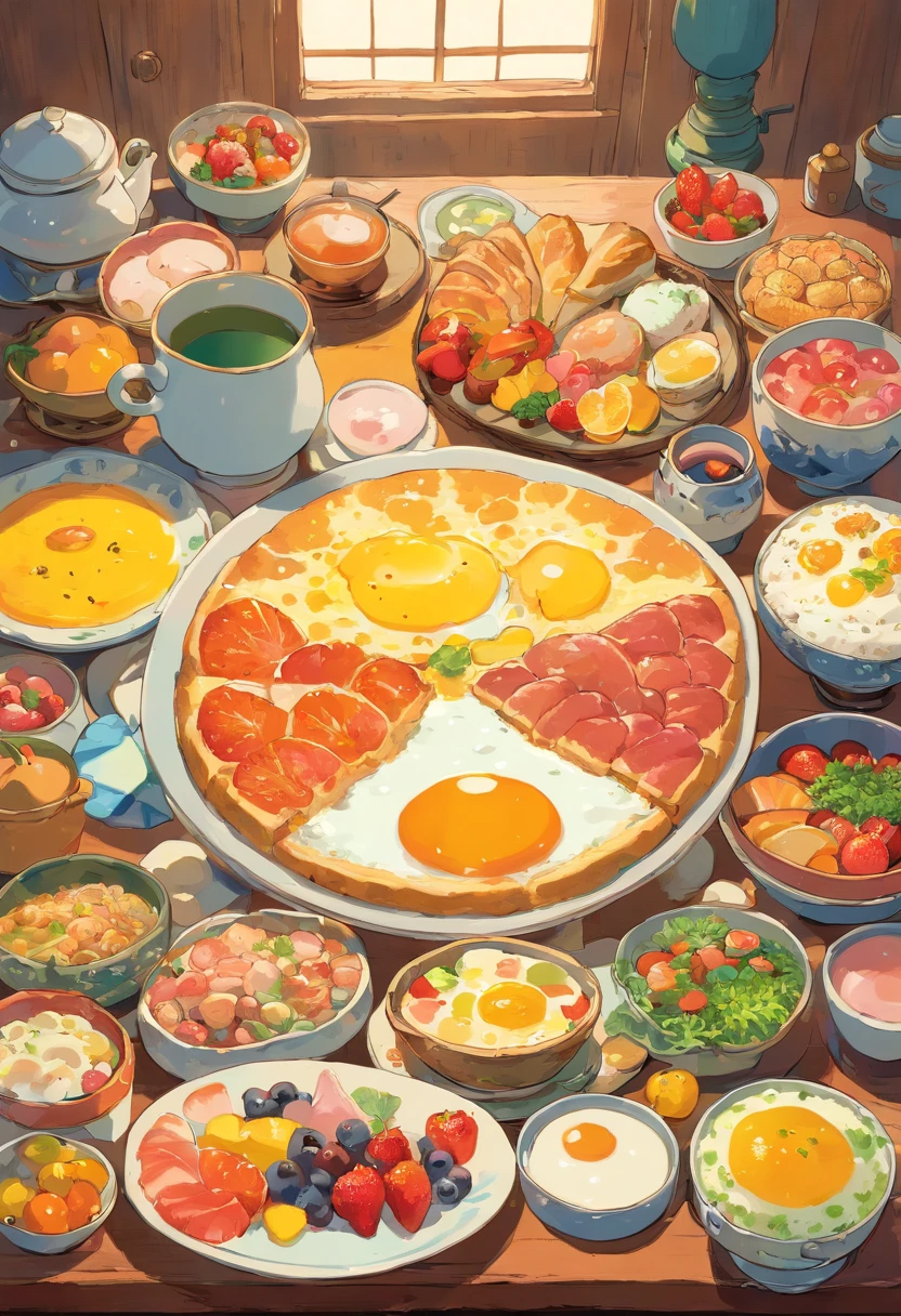 "breakfast spread" japanese style