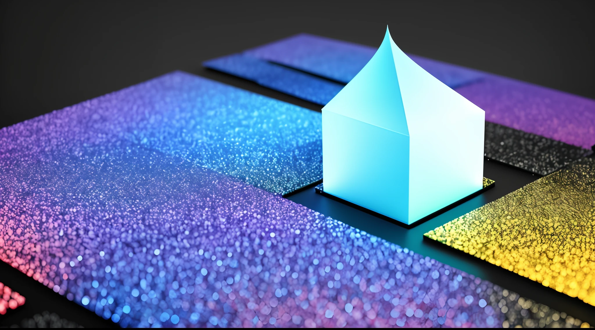 Engaging 3D visualization featuring stunning graphs、glinting