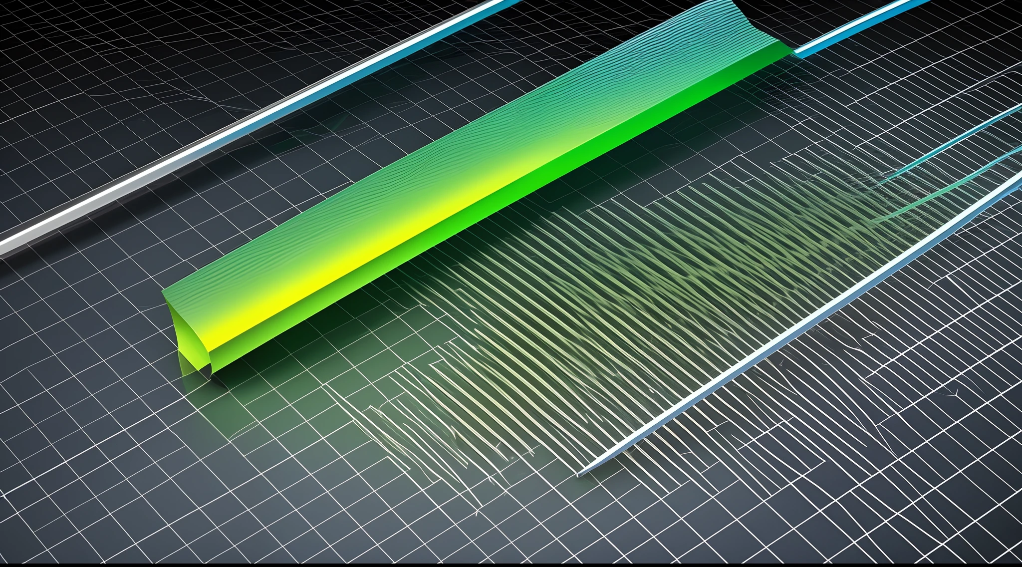 Engaging 3D visualization featuring stunning graphs、glinting
