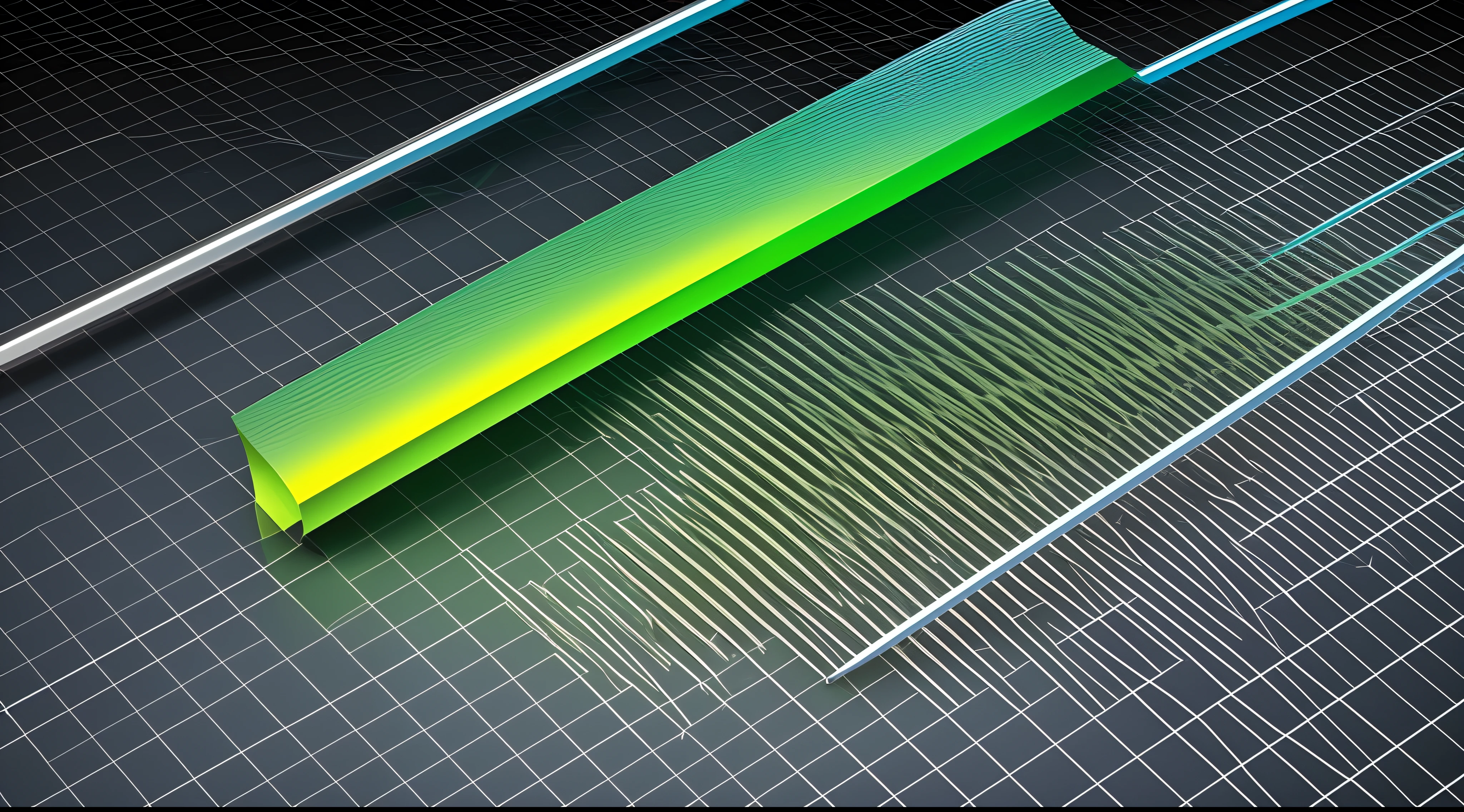 Engaging 3D visualization featuring stunning graphs、glinting