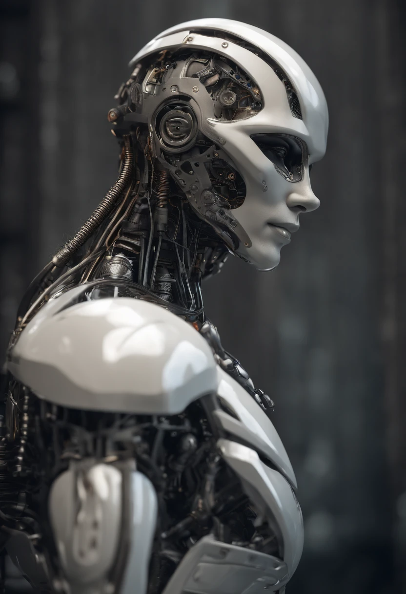 anime, manga, extremely detailed, fixed eyes, handsome, ikemen, android, robot, animatronic, male, man, brown hair, long hair, thick hair, human face, android body, robotic body, ear receivers, Robot  Ears, Mechanical Ears, Ear Modules, Ear Orbs, Ear Apparatus, Robotic Auditory Sensors, Audio Receptors, Ear Enhancements, Auditory Augmentations, Cybernetic Ears, Auricular Mechanisms, Audio Transducers, Auris Cybertech, Auditory Prosthetics, Sound Receivers, Ear Augmentation Units, Aural Modules, MechNecks, RoboNecks, Cybernetic Necks, Neck Enhancements, Cervical Cyborgs, Machine Spines, Mechanical Napes, Neck Upgrades, Artificial Vertebrae, Cervical Cybernetics, Neck Prosthetics, Robotic Cervix, Artificial Cervical Units, Cervical Augmentation Systems