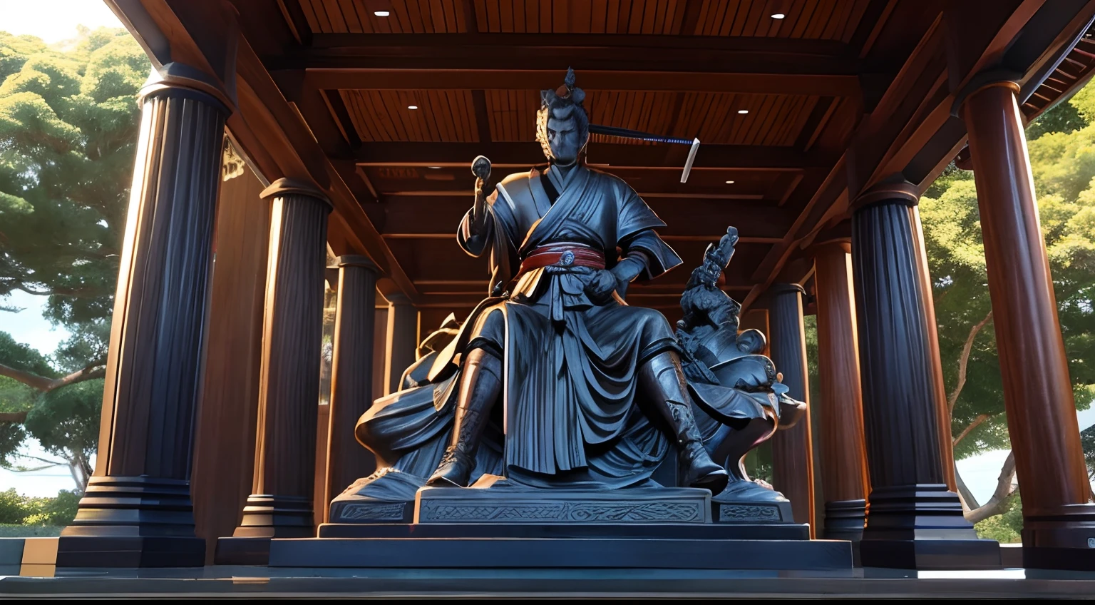 estatua do musashi