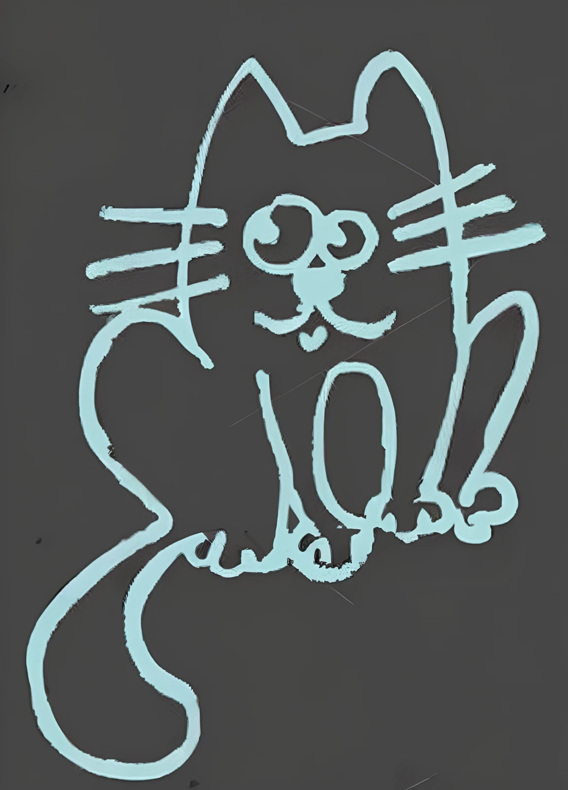 eine Katze
