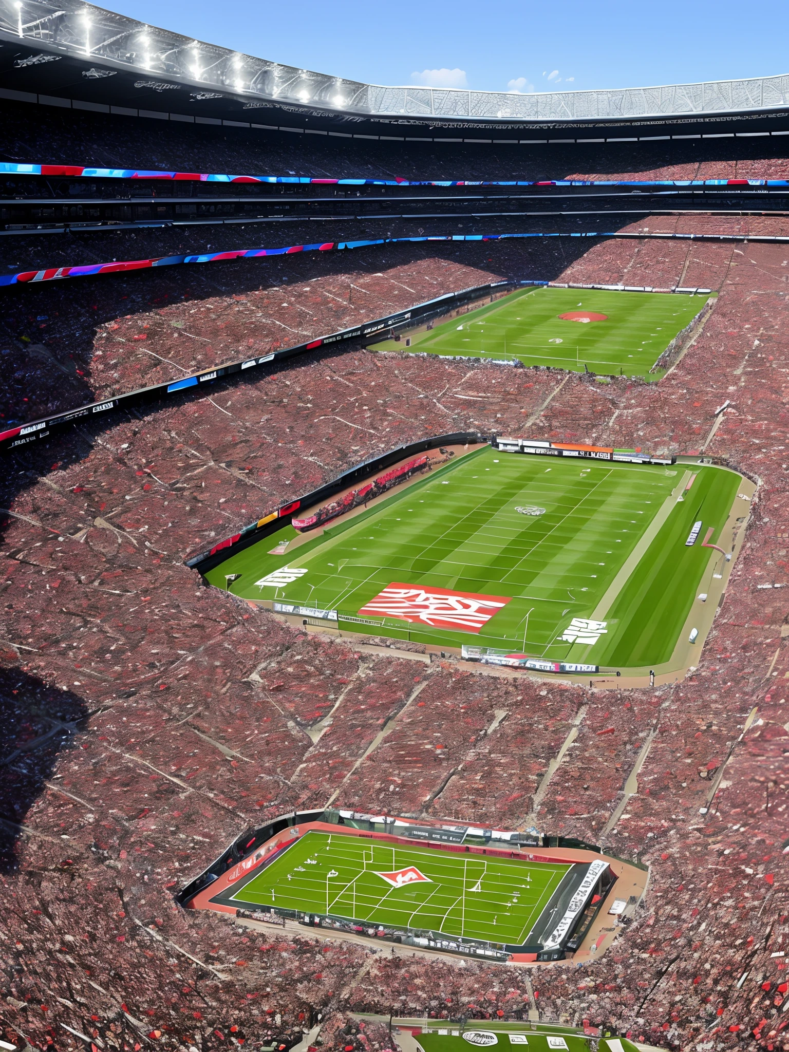 a sexy busty college cheerleader lifting her skirt and showing off her naked crotch at a crowded football stadium, (wearing a short tiny pleated miniskirt with no underwear and a tiny shirt that doesn't cover her gigantic breasts), without her underwear, exposing her juicy puffy vagina, vulva, clitoris, pubes, and asshole, (with her voluptuous gigantic boobies and nipples hanging out freely), (showing her pussy to the camera), (close up of her big juicy vagina), huge cleavage, erect nipples, wide hips, toned stomach, beautiful, a huge ass, bubble butt, huge bosom, ((ridiculously big tits)), perfect milky breasts, (M-cup breasts), (massive perky boobs), (round heavy breasts), well-endowed, and thick thighs, bimbo, slut, slutty, lewd, (leaking streams of clear pussy juice out of her pussy down her thighs), ((exposed vagina)), ((boobs exposed)), (naked pussy), ((hairy pussy)), ((nude)), sweating, streaking, wet pussy, embarrassed, blushing, aroused, horny, undressed, stripped, (wardrobe malfunction), boob slip, (((upskirt))), tanlines, porn, pornography, public, exhibitionism, audience, audience taking photos, (camera flashes), pom-poms, cheerleading, photographic, high detail, low angle, masterpiece