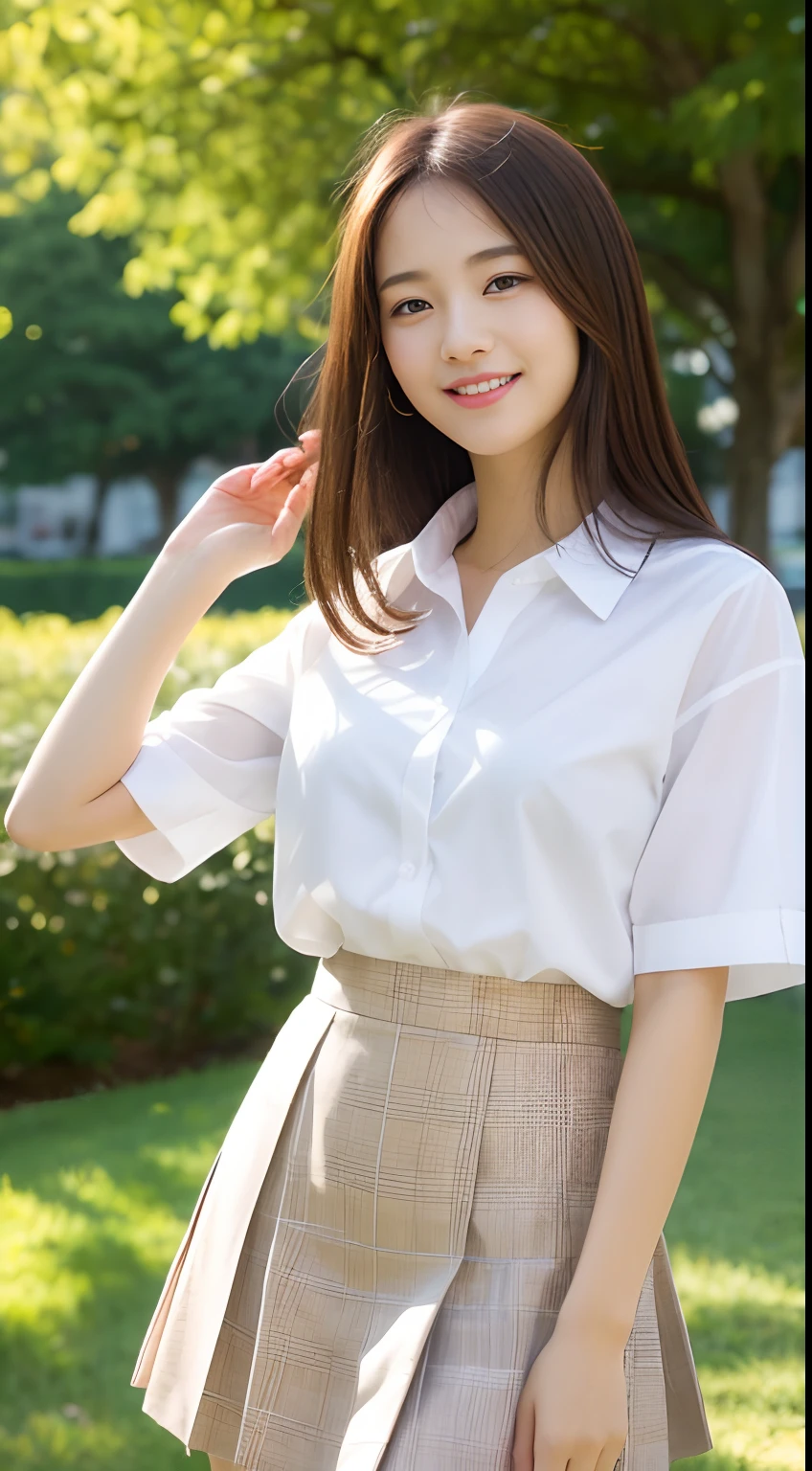 anime風の女性キャラクターのカラフルなプロフィール写真. anime「My Favorite Child」has characteristics that are clearly different from. The setting is sunset on the mountaintop. The environment is very fantastic. The camera settings are、A digital camera with a low ISO setting. This lens is a medium aperture zoom lens.. キャラクターデザインは日本のイラストレーターとanimeーターにインスピレーションを受けた, Akiko Sterrenberger, Photographed by Makoto Shinkai, Your Name。Director of, Large Breasts, (school uniform:1.3), (nice smile:1.3), Slender body line, Small and slender figure, (Baby Face), (Hair soaring in the wind:1.2), (Narrow waist:1.2), (Hang the bag strap diagonally:1.4)