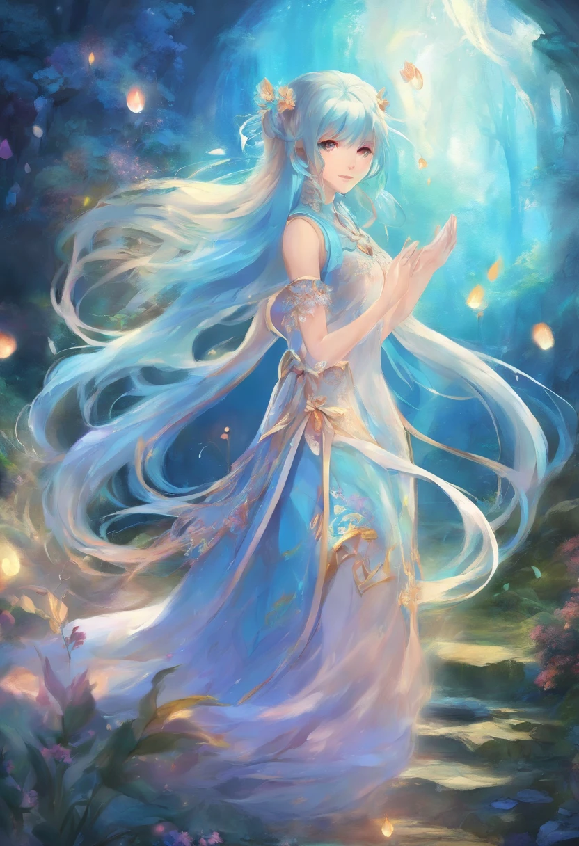 Blue twin tails、Anime style