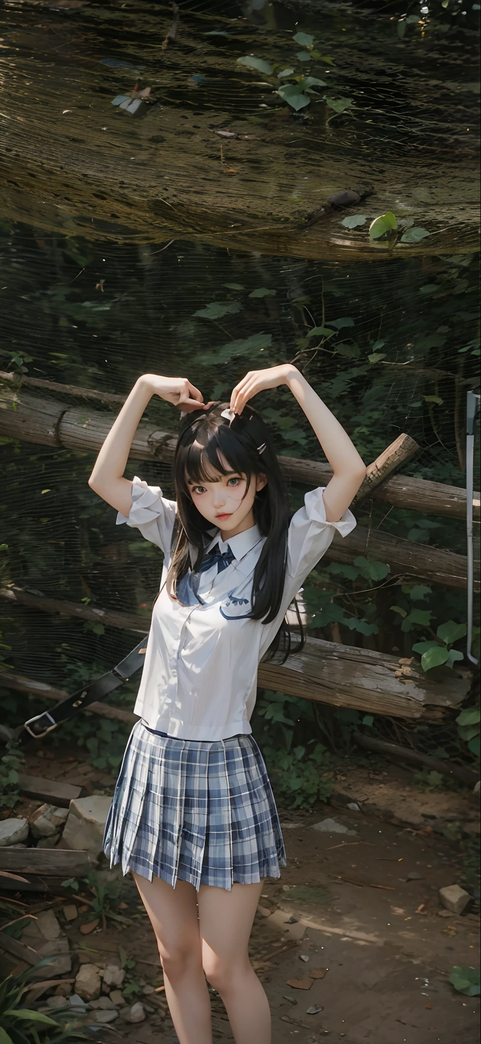 plein air、Swaying bangs、ultimate beauty girl、Care for bangs、poneyTail、hair care、Very beautiful 18 year old cute girl、a miniskirt、shiny white young beautiful skin、Sexy and very beautiful good looks、Very cute face with ultimate beauty、Super Long Bright Natural Platinum Blonde Hair、Smooth straight hair、Big blue eyes with radiant transparency、School Uniforms