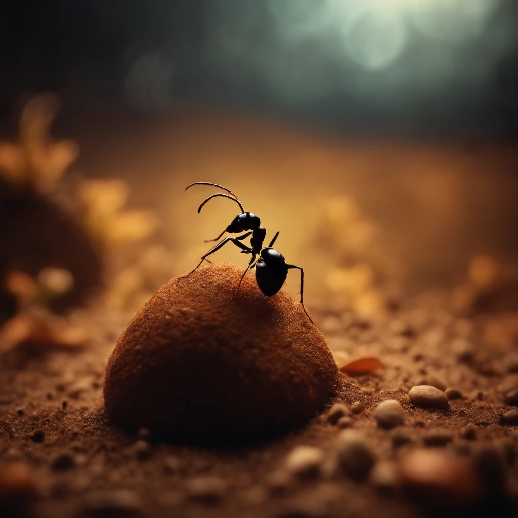 an ant in Halloweenday