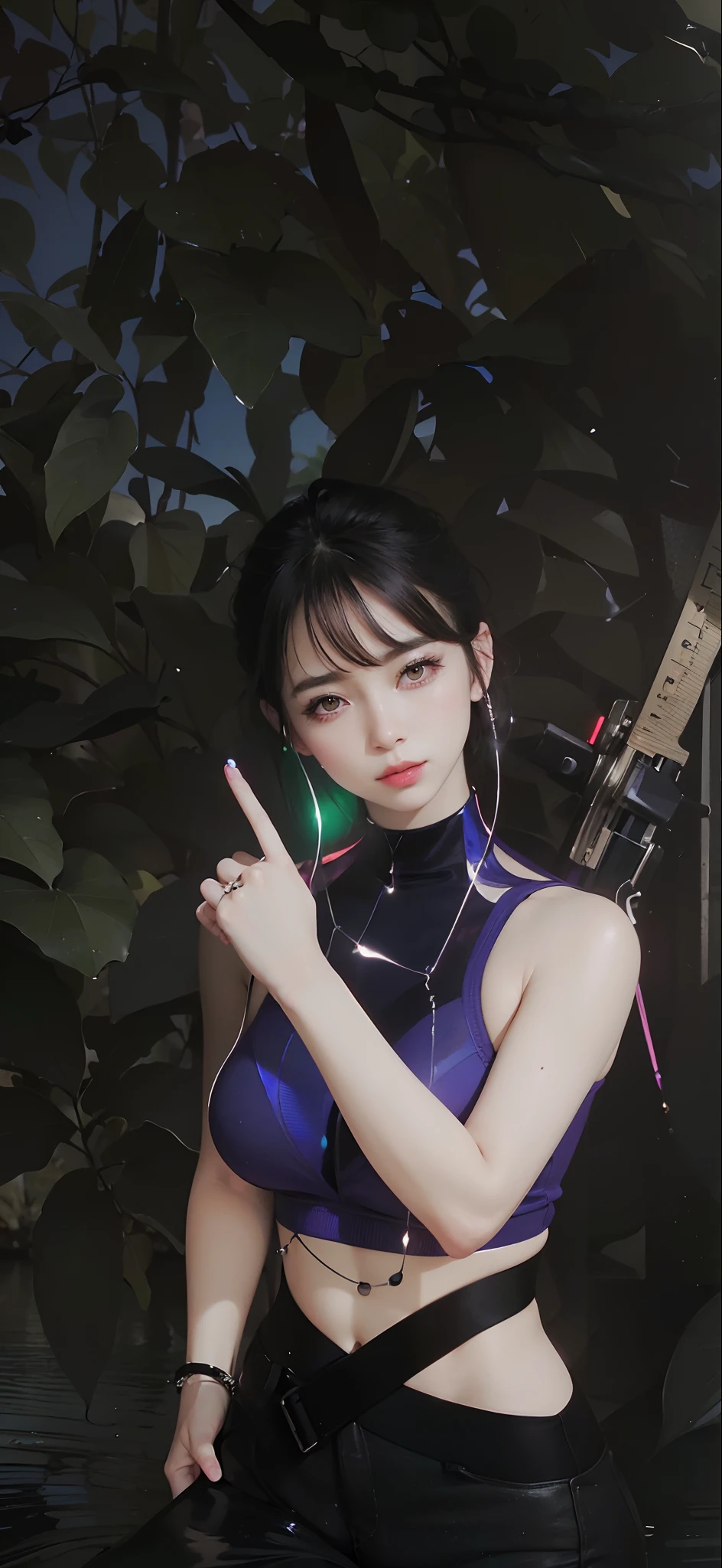 (8k, RAW photo, photorealistic:1.25) ,( lipgloss, eyelashes, gloss-face, glossy skin, best quality, ultra highres, depth of field, chromatic aberration, caustics, Broad lighting, natural shading,) looking at viewer with a serene and goddess-like happiness,