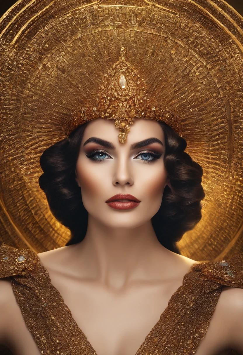 llanta dorada, logotipo de empresa, 8k, aura poderosa, elegante,