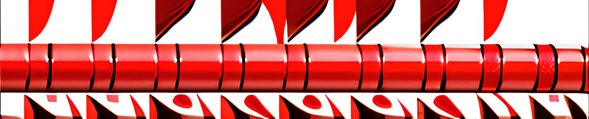 Ruyi stick, straightlongsingle-pole, arma, patterned matte reddish color,