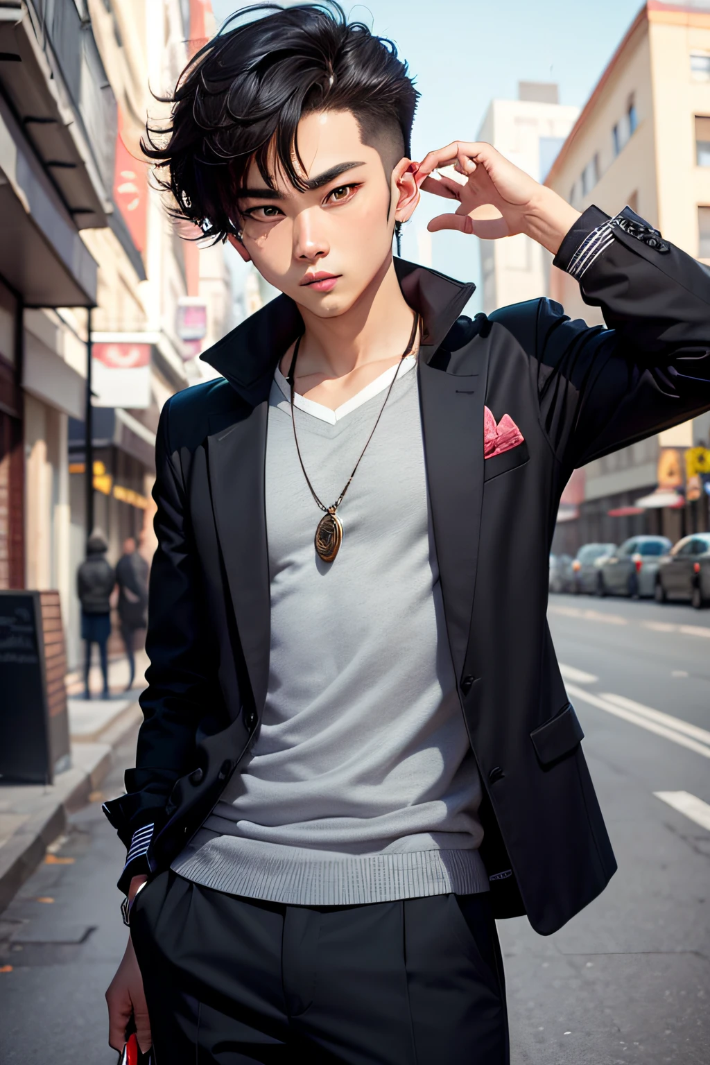 chang backgrund stylish boy