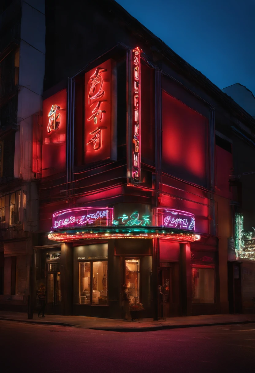 * **Scene:** A city street at night
* **Subject:** A building with a neon sign that says "japin.net"
* **Details:**
    * The building is tall and modern, with a sleek design.
    * The neon sign is bright and colorful, with a flowing script.
    * The sign is lit up, casting a warm glow on the street below.

**Additional instructions:**

* The image should be high-resolution and well-lit.
* The building should be the main focus of the image, with the neon sign prominently displayed.
* The image should create a sense of excitement and intrigue.