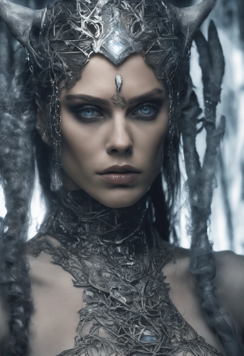 Young Megan Fox and Scarlett Johansson as 2 Elven ladies, (2girls), Duo, Cinematic Lighting, Greek Style Square, Sunlight, Tyndall Effect, Elf Maiden and Elf Queen, 20 & 28 Years Old, Silver Crown, BREAK (((Tribal face Tattoos))), BREAK (((Tribal Cheek Tattoos))), BREAK (((face piercings))), (((pointy elf ears))) BREAK, Silver Gradient Hair, Ice Blue Eyes, Big Cute Eyes, Extreme Light and Shadow, White Long Dress, ((Best quality)), ((masterpiece)), (highly detailed:1.3), 3D, beautiful (cyberpunk:1.3), bold colours and patterns, eye-catching accessories, trendy and innovative hairstyle, vibrant makeup, neon signs, LED lights, bright and vivid color scheme, detailed skin texture, detailed cloth texture, beautiful detailed face, intricate details, ultra detailed, best quality, ultra high res, (photorealistic: 1.4), Raw photo, by Ellen von Unwerth, Nikon D850 Film Stock Photography, F1.6 Lens, Rich Colors, Realistic, Cinestill 800, backlight, rimlighting, studiolighting