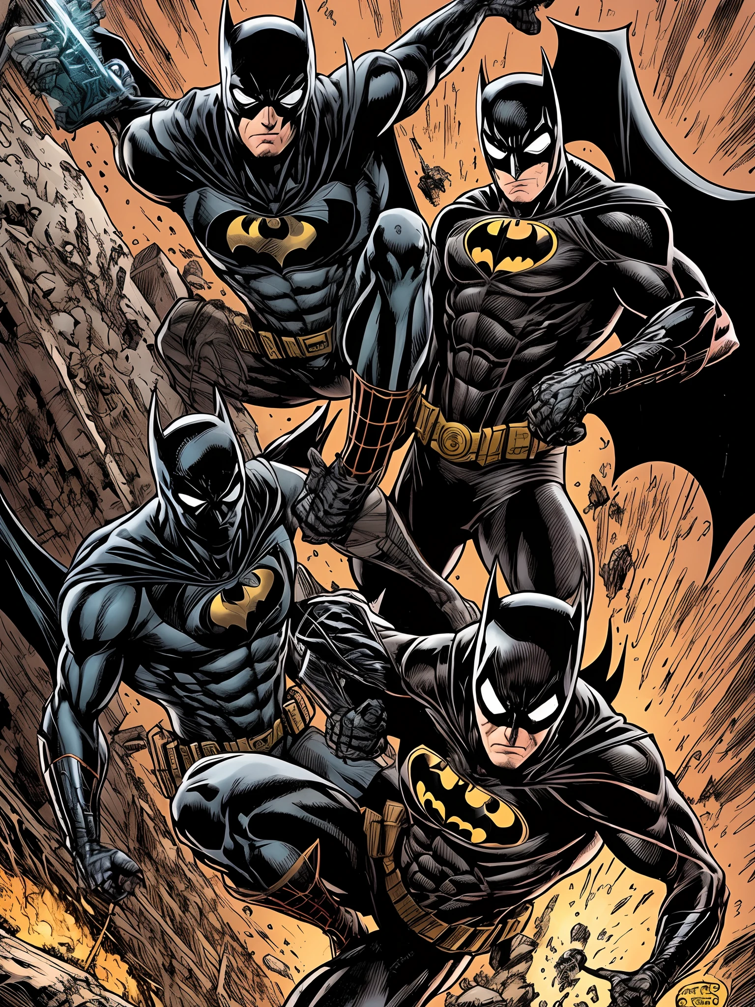 symbiote spider man fighting Batman