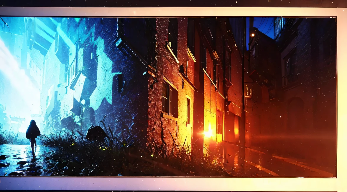 8K quality,1 girl,Backstreets,Lunar soil,downpours --auto