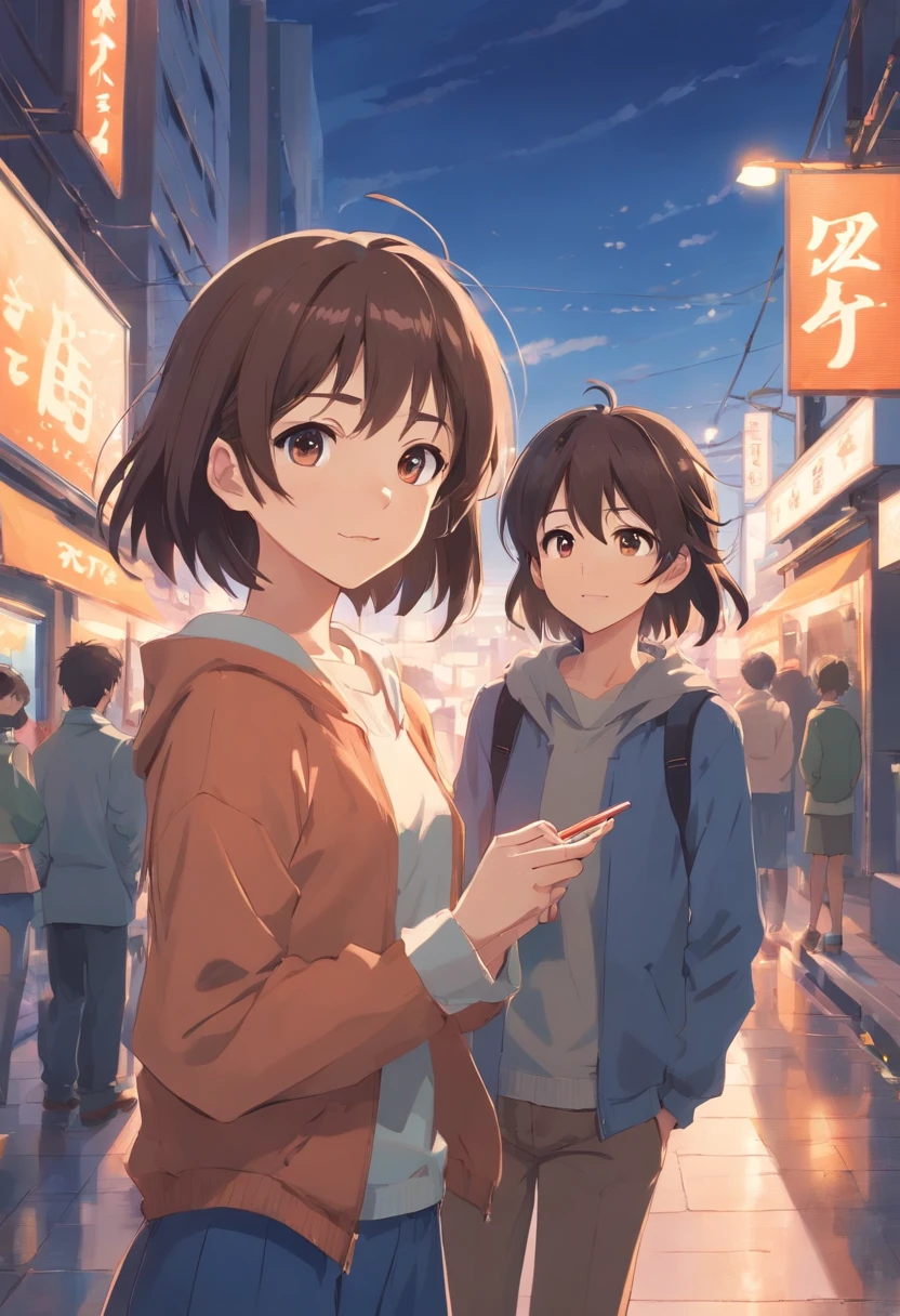 Friends who haven't seen each other in years，Memories flood into your head，His face was filled with emotion that he hadn't seen in years。，Take the letter literally，Exquisite facial features，delicated face
