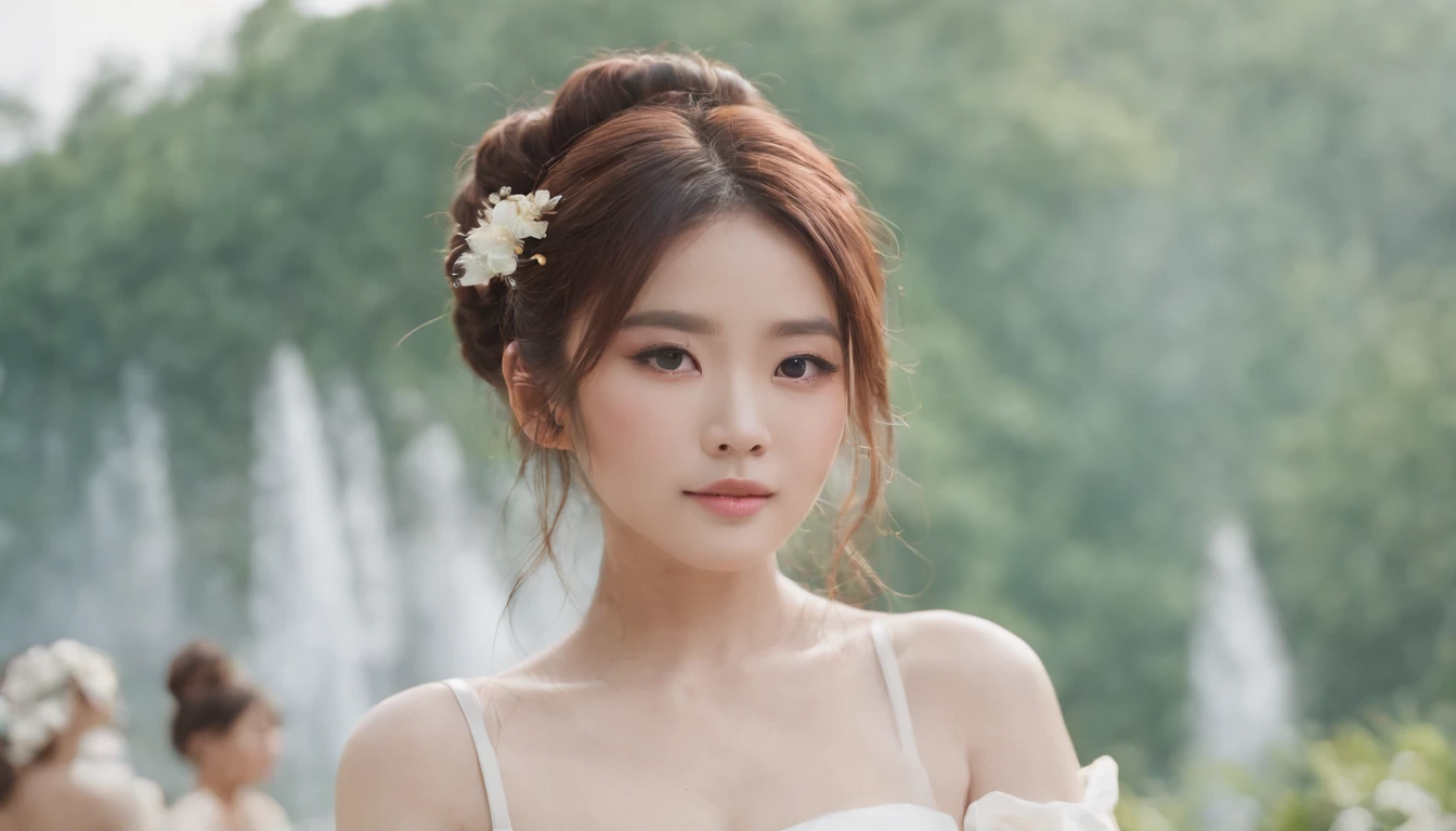 Paradise Resorts、jpop idol,bun hair,Beautiful