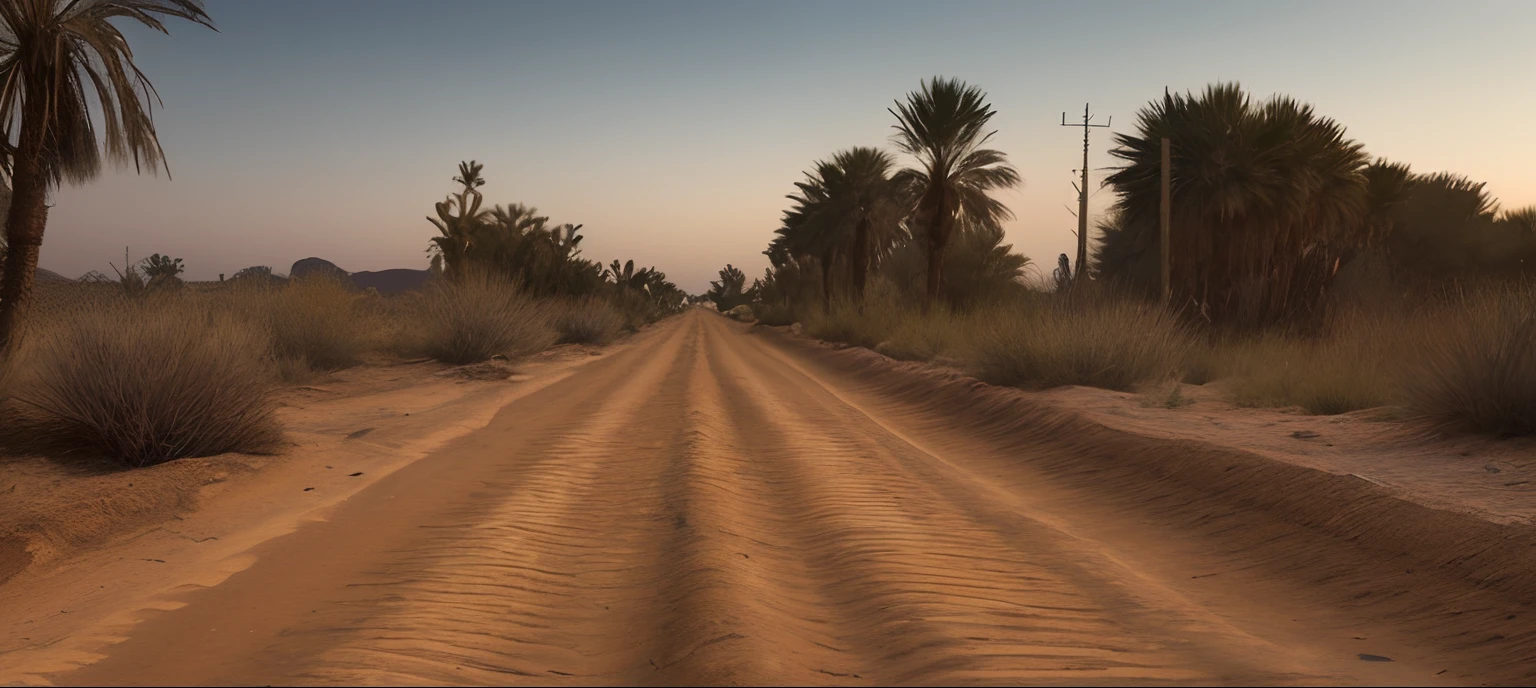 there is a road that has a lot of dirt on it, on a road, paved roads, empty road in the middle, unobstructed road, straight camera view, the road, on a desert road, empty road, wide roads, road to the sea, hilly road, riding on the road, looking down road, al - qadim, road