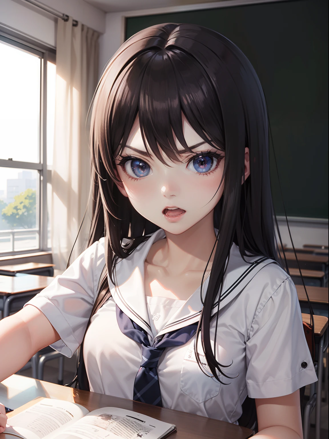 (round face), (realistic skin), fuck My wet pussy is Cumming, ecstasy, open mouth,