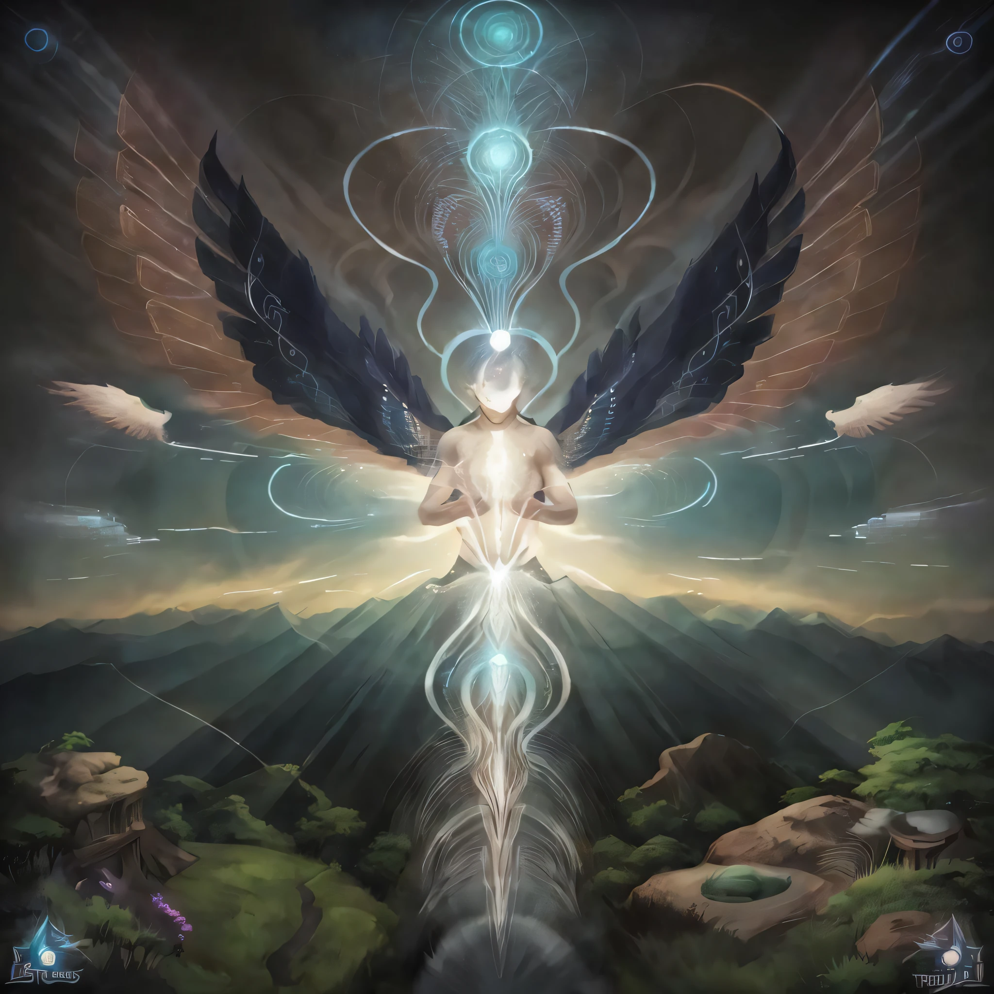 geoglyphiks art Wings Trails