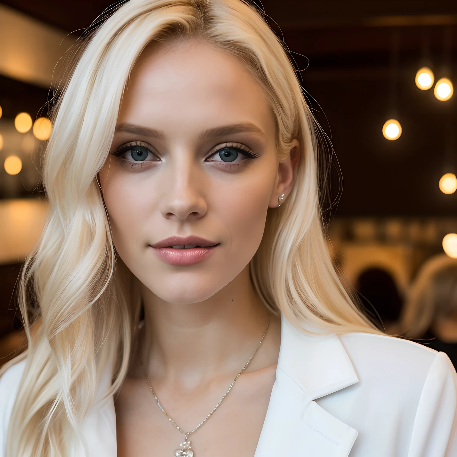 Blonde woman in a white folder posing for a photo, a portrait of Seb McKinnon, reddit, Digitale Kunst, blonde goddess, beautiful blonde girl, gorgeous woman, Dascha Taran, beautiful blonde woman, Sexy girl, Anna Nikonova alias Newmilky, Instagram-Modell, a beautiful blonde, Atemberaubende Frau, Irina Nordsol Kuzmina, Beautiful female, sexy Blick in die Kamera, Tanzen in einem Club,