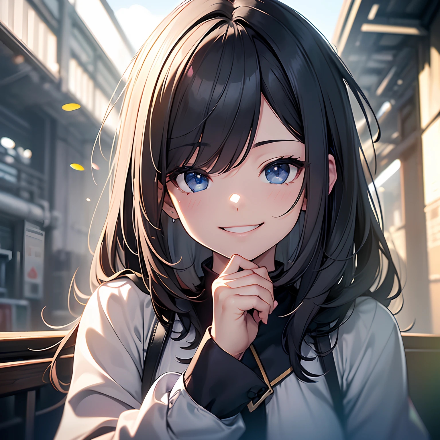 [Object Object], (detailed facial features:1.3),
(Raw photo, 16 K, masutepiece, Best Quality: 1.2), (Ultra-Realism, Ultra-dense and complex realism: 1.3), (Wide depth of field, Radiation Mapping, Ray tracing, god rays: 1.2), High dynamic range, Vivid, Rich details, Clear shadows and highlights, Realistic, Formidable, Increased contrast,(((monochromes))),(((A big smile))),(((appreciate)))、(((Amazing worldview)))、（Beautiful long hair)))