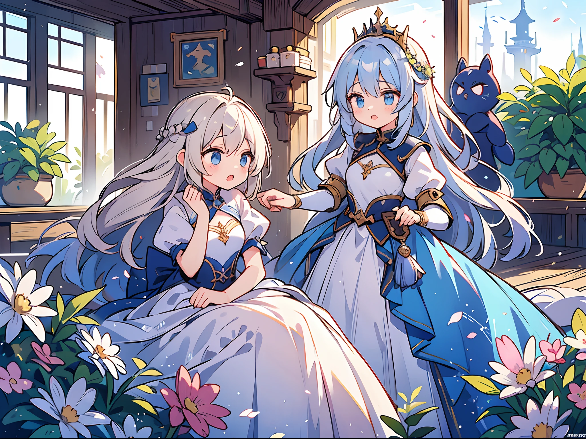 ((Two characters:1.2)), The story is、It tells the story of a beautiful princess and a brave knight.。
Princess、beautiful and graceful、Many people々Loved by。however、For its beauty、She made many enemies。
One day、The princess falls asleep with magical powers、When you wake up、The world around her has changed a lot.。She、To reclaim the country you rule、In search of a brave knight。
Eta、She entrusted her wishes to the knights she met。knight、To fulfill her wish、appearance々Facing difficulties,。
knight、Fight to protect the princess、Fought to free her。Eta、Finally rescue the princess、I defeated the evil one that ruled her。
Princess and Knight、After that, We continued the adventure together.、While overcoming many difficulties、Happy days々々I spent。