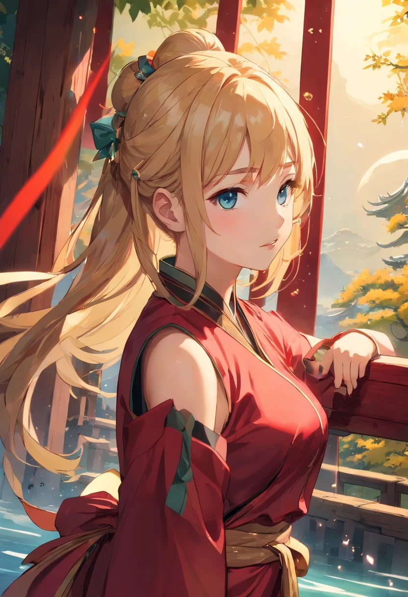 (Highly detailed CG Unity 16K wallpaper:1.1), (Denoising strength: 1.45), (tmasterpiece:1.37), (Wooden luxury Chinese border:1.55), (Best Quality, the Extremely Detailed CG Unity 8K Wallpapers, Ultra-detailed), (Best Illumination, Best Shadow, extremely delicate and beautiful), (inky:1.2), (GRAPHITE:0.75), (ink wash painting:1.05), (((Holding the bow、Cat's ears、Wear a red cloak:1.3))、(( no sleeves, Wine Red Baseball Uniforms, Wine Red Baseball Cap:1.2)), ultra-sharp, BREAK, Japan schoolgirl model, 1girl in, (blondehair, Short hair, Bangs), (Blue eyes:1.15), Solo, (The character is in the center of the frame:1.1), Medium full shot, Hanfu, Taoist robes, Celestial bodies are uniform, Very long hair, (Has a small (Black:1.25) ornament detached), Beautiful detailed eyes, Black eyes, (taijitu:1.05), (Yin Yang:1.05), Ba Cave, (Bottom of bottle background:0.85), (girl surrounded by floating ink water flow:1.1), (swirls:0.01), Studio Lighting, medium breasts, (Cyan cloudy:1.15), (stratocumulus_Laminar flow ribs:1.1), (cirrus spissatus:1.1), (white lotus:1.1), (Detail Line:0.85), god rays, spark of light, Glowing light, nffsw