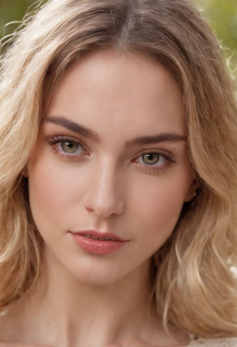 (Best quality, high resolucion, Masterpiece:1.2), Portrait of a young French and Spanish woman, Blonde, sexy, yeux brun, photo, en foret, specifics, The overall style of the work is realistic and highly detailed, Capture every delicate stroke and texture. Les couleurs sont vives et harmonieuses, Add depth and dynamism to the scene. This masterpiece exudes elegance, grace, & Beauty, which makes it a true masterpiece in every aspect. Canon EOS 2000D.