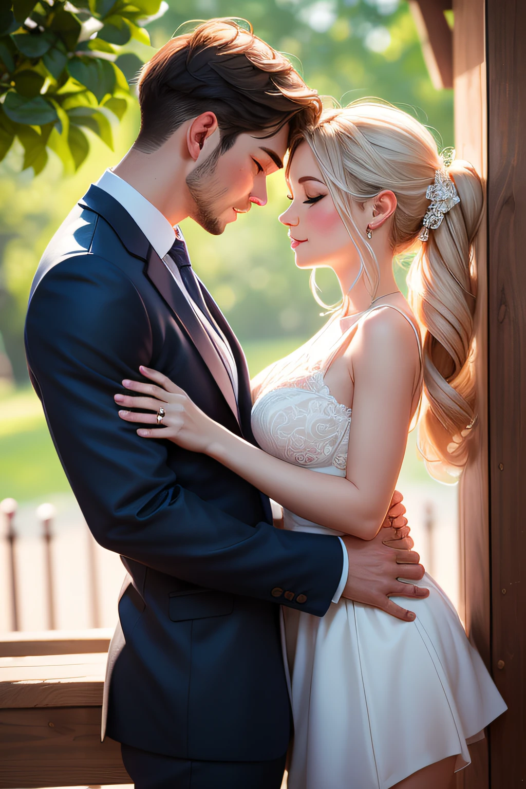 Lover husband and wife