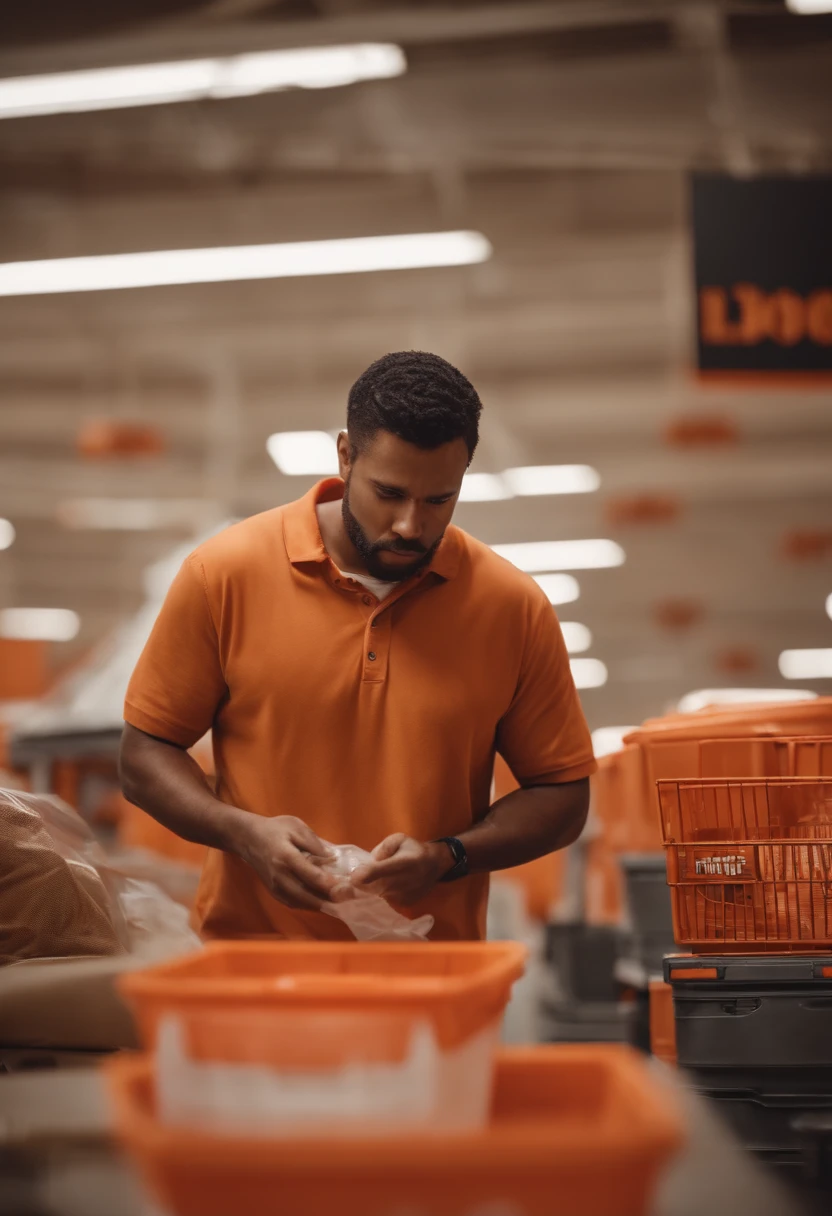 guy getting caught stealing from home depot