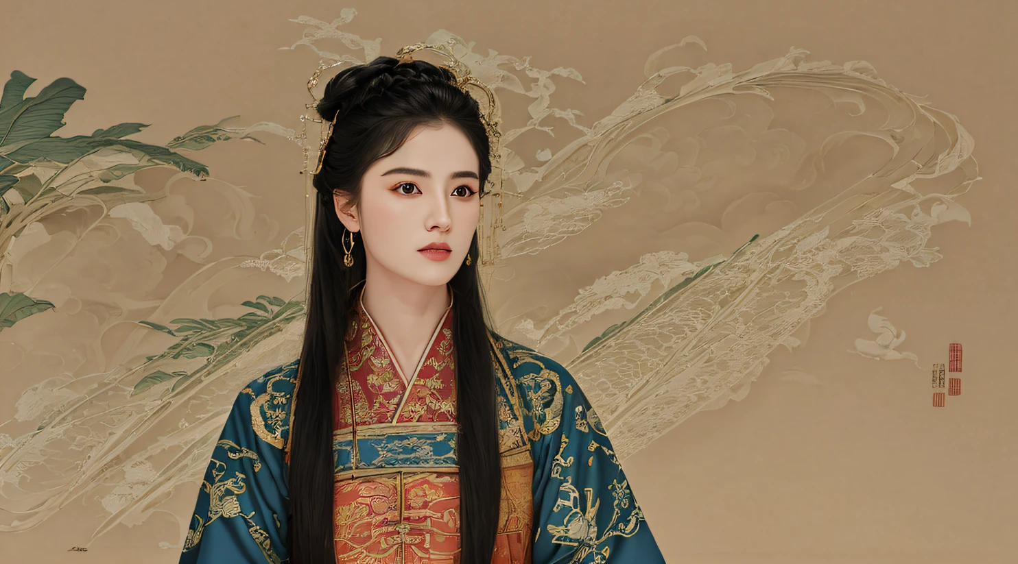 8K quality,1 girl，Backstreets，Side 32K，exteriors，Roof，People are small（tmasterpiece，k hd，hyper HD，32K）Long flowing black hair，Tang dynasty complex，zydink， a color，废墟（canyons）， （Linen batik scarf）， Combat posture， looking at the ground， Linen bandana， Chinese python pattern long-sleeved garment， 废墟（Abstract gouache splash：1.2）， Dark clouds lightning background，Flour flies（realisticlying：1.4），Black color hair，The dust is blowing，Background fog， A high resolution， the detail， RAW photogr， Sharp Re， Nikon D850 Film Stock Photo by Jefferies Lee 4 Kodak Portra 400 Camera F1.6 shots, Rich colors, ultra-realistic vivid textures, Dramatic lighting, Unreal Engine Art Station Trend, cinestir 800，Flowing bright yellow hair,（（（National style building）））Full-body side 8K quality,1 girl，Backstreets，Side 32K，exteriors，Roof，People are small（tmasterpiece，k hd，hyper HD，32K）Long flowing black hair，Tang dynasty complex，zydink， a color，废墟（canyons）， （Linen batik scarf）， Combat posture， looking at the ground， Linen bandana， Chinese python pattern long-sleeved garment， 废墟（Abstract gouache splash：1.2）， Dark clouds lightning background，Flour flies（realisticlying：1.4），Black color hair，The dust is blowing，Background fog， A high resolution， the detail， RAW photogr， Sharp Re， Nikon D850 Film Stock Photo by Jefferies Lee 4 Kodak Portra 400 Camera F1.6 shots, Rich colors, ultra-realistic vivid textures, Dramatic lighting, Unreal Engine Art Station Trend, cinestir 800，Flowing bright yellow hair,（（（National style building）））Full-body side